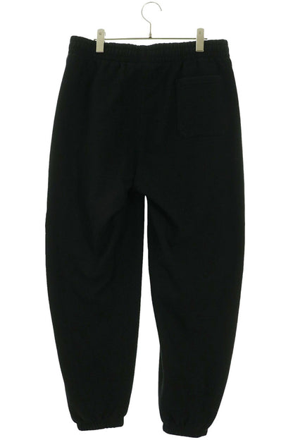 SUPREME 23AW Raised Script Logo Black Sweatpants Size L