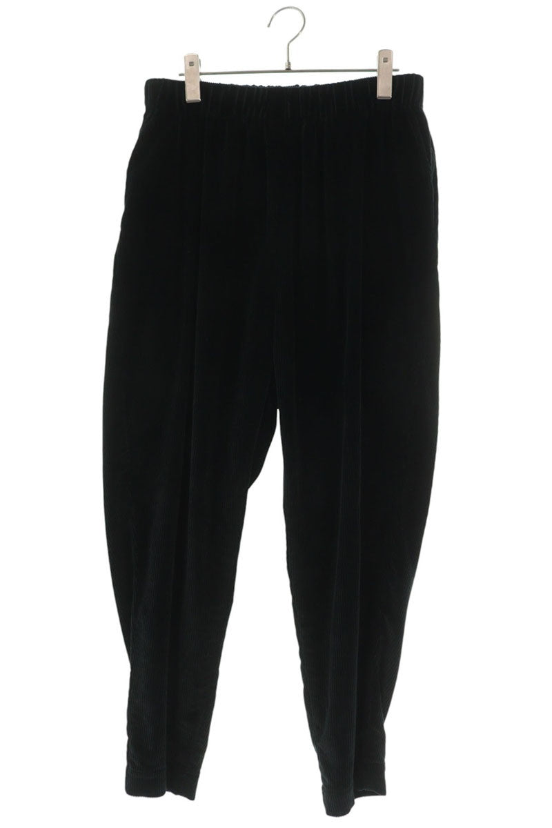 CASEY CASEY Drawstring Corduroy Tapered Pants Black Size S