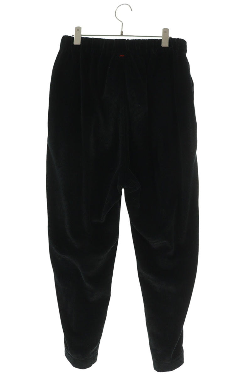 CASEY CASEY Drawstring Corduroy Tapered Pants Black Size S