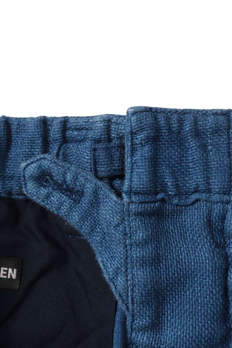 ISSEY MIYAKE Linen Cotton Blend Easy Pants Blue Size 1