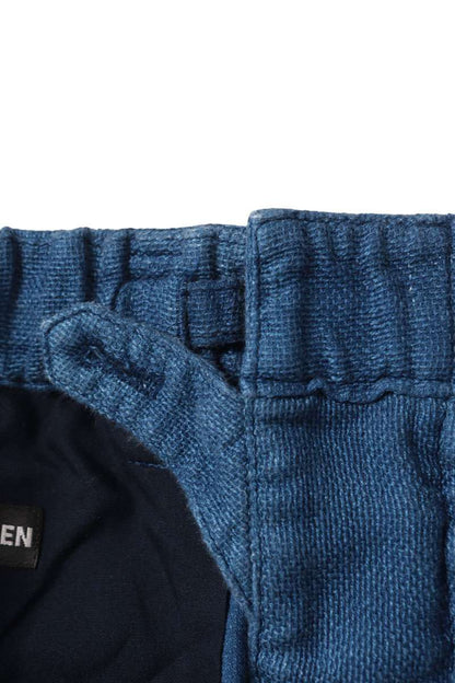 ISSEY MIYAKE Linen Cotton Blend Easy Pants Blue Size 1