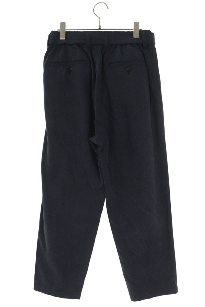 ISSEY MIYAKE MEN Gabardine Slacks Navy Size 1