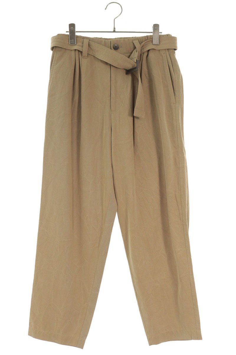 ISSEY MIYAKE MEN Gabardine Slacks Beige Size 1