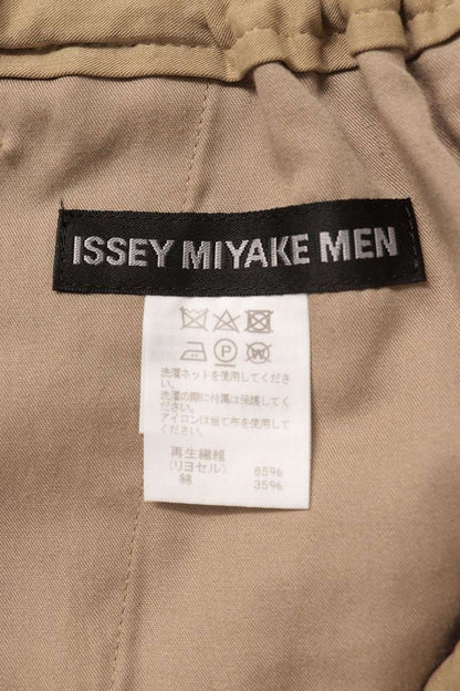 ISSEY MIYAKE MEN Gabardine Slacks Beige Size 1