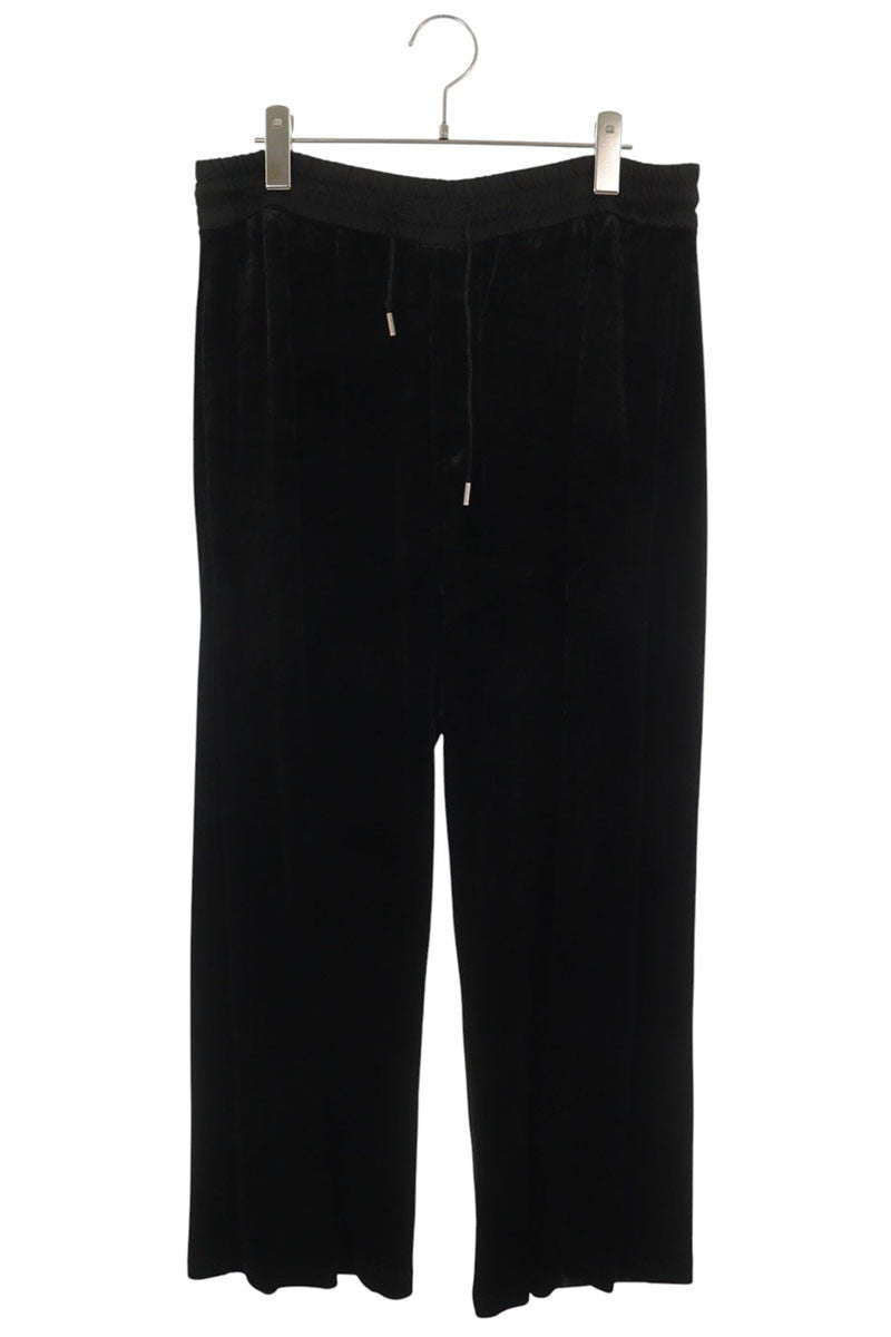 SAINT LAURENT PARIS Velour Easy Pants Black Size M