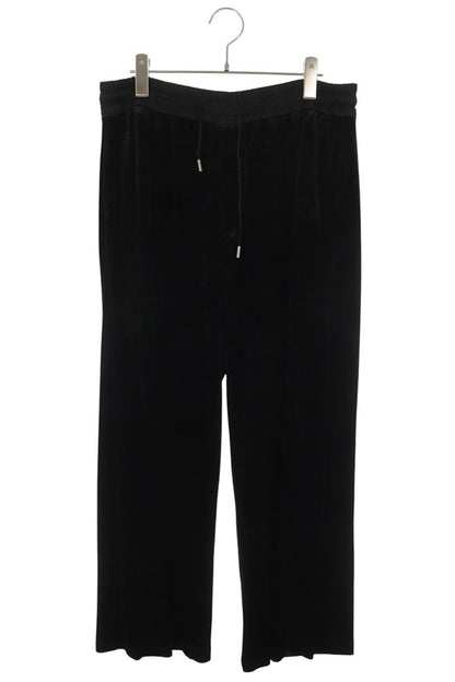 SAINT LAURENT PARIS Velour Easy Pants Black Size M