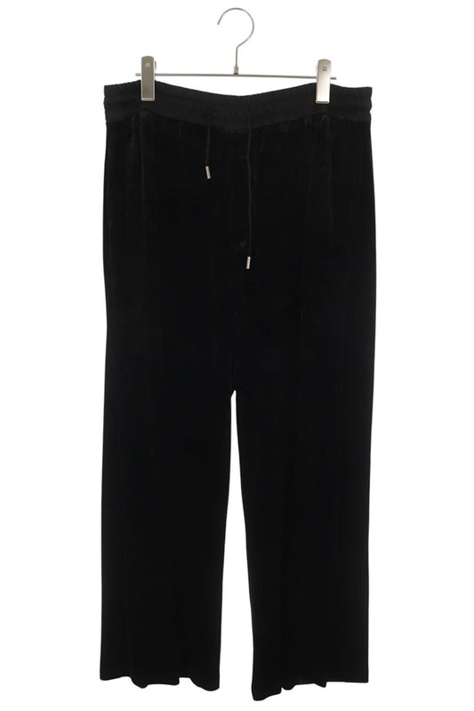 SAINT LAURENT PARIS Velour Easy Pants Black Size M