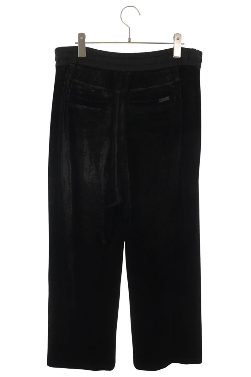 SAINT LAURENT PARIS Velour Easy Pants Black Size M