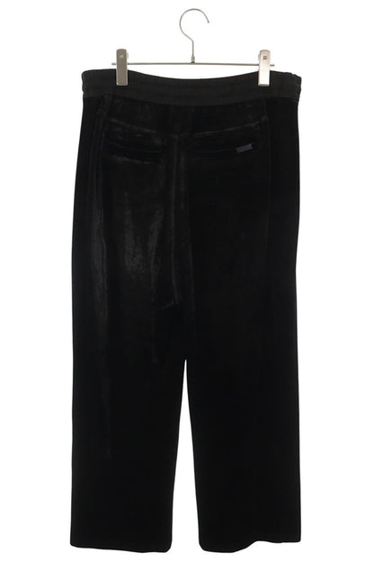 SAINT LAURENT PARIS Velour Easy Pants Black Size M