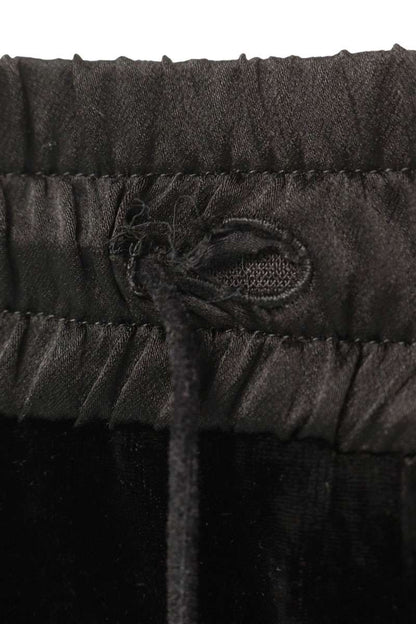 SAINT LAURENT PARIS Velour Easy Pants Black Size M
