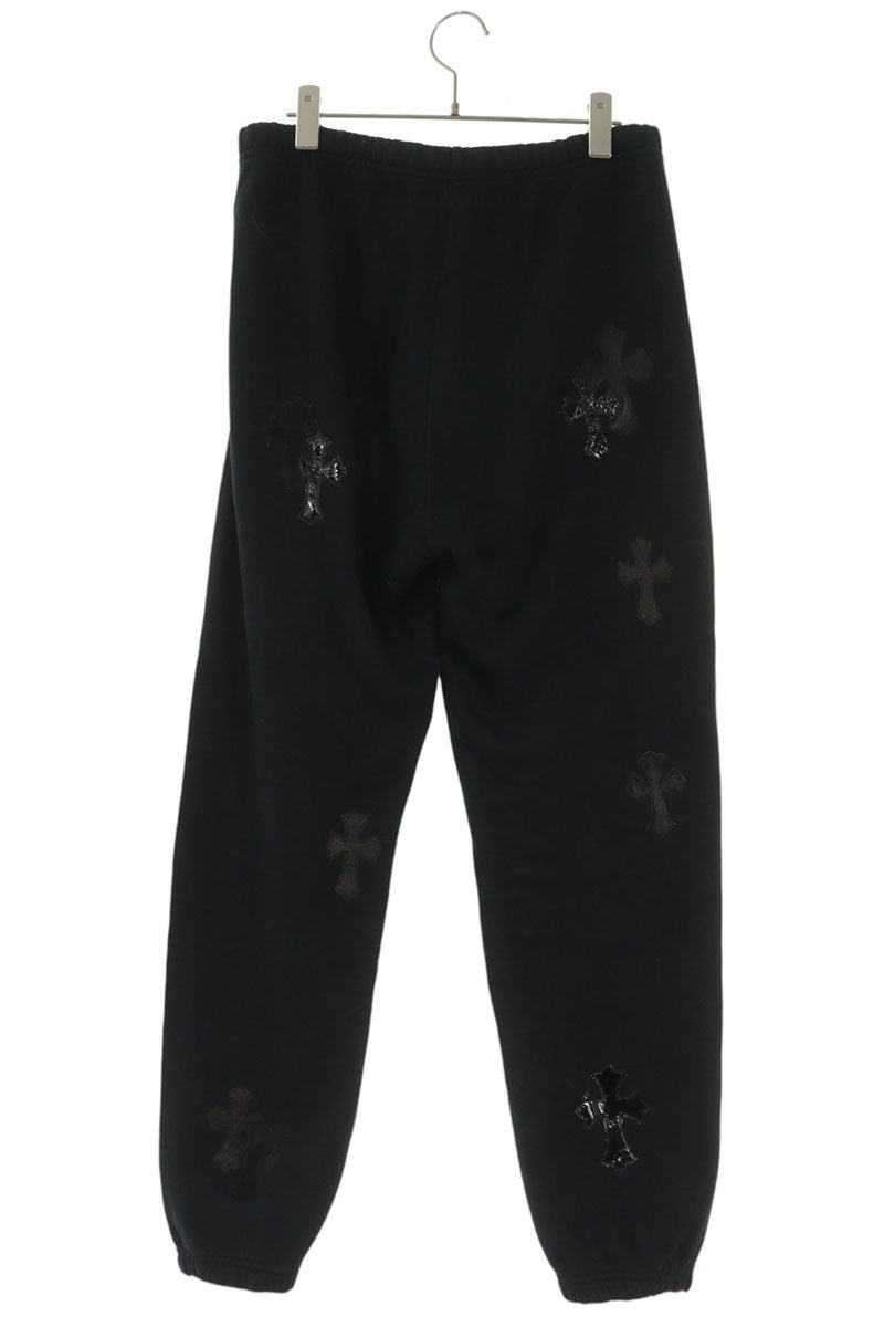 Chrome Hearts Y NOT Calf Hair Cross Patch Joggers Size S