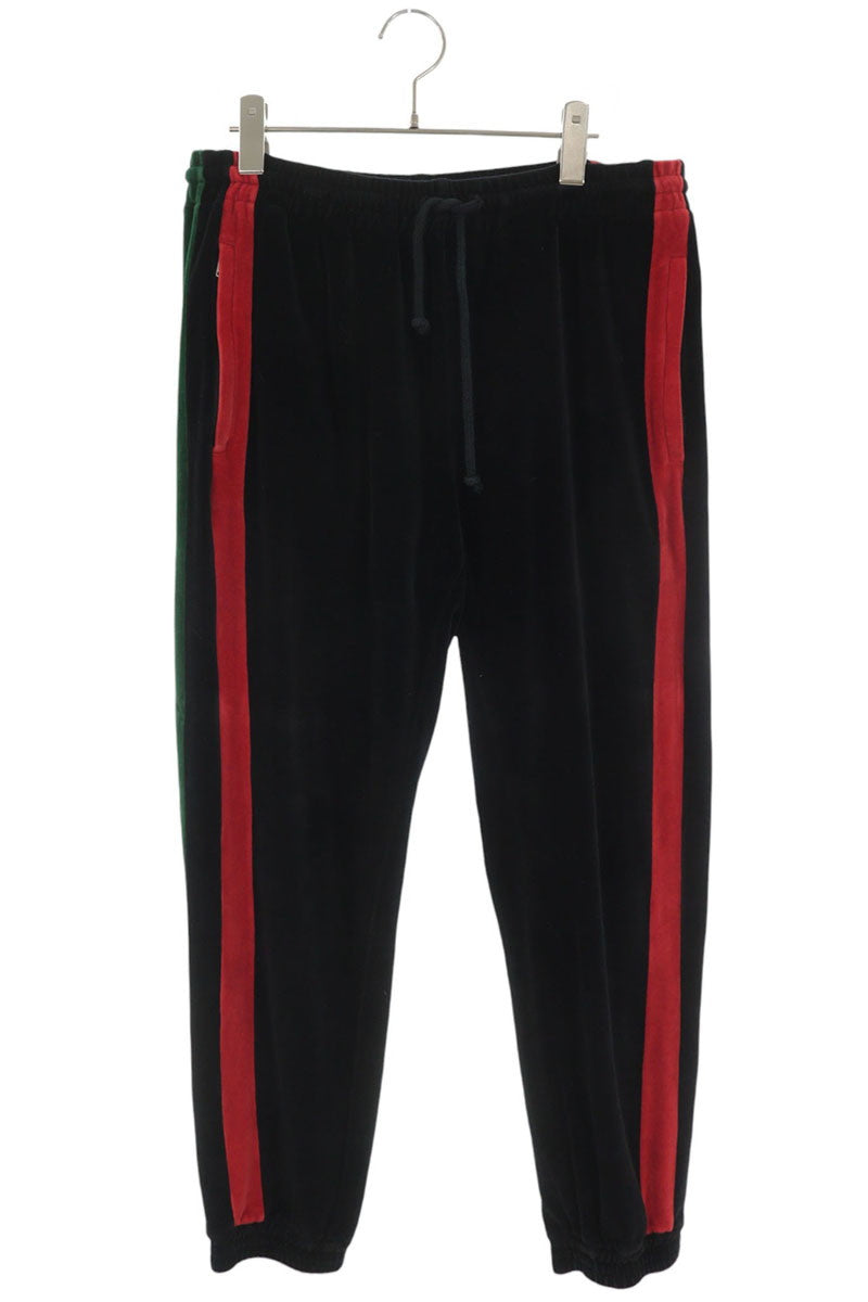 GUCCI Sherry Line Logo Velour Pants Size L