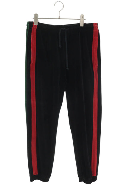 GUCCI Sherry Line Logo Velour Pants Size L