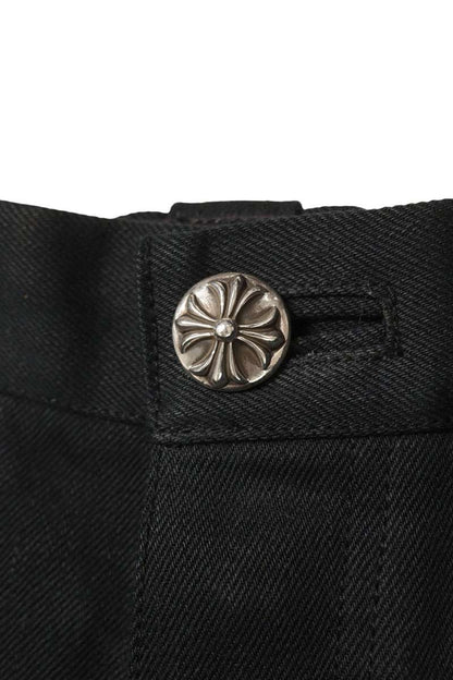 Chrome Hearts STREET SWEEPER Wide Leg Strap Pants Size 34