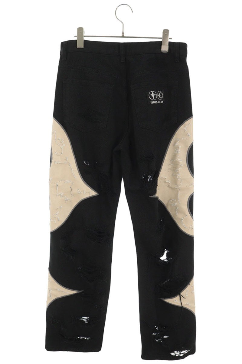 THUG CLUB Distressed Cotton Pants Multi Size 1