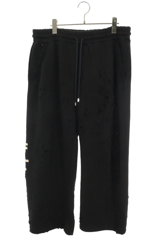 AMIRI Distressed Logo Embroidered Sweatpants Size L