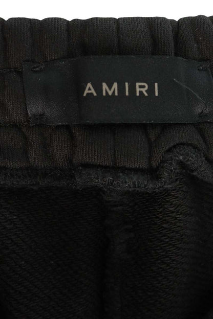 AMIRI Distressed Logo Embroidered Sweatpants Size L