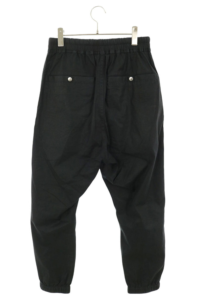 Rick Owens TECUATL Drawstring Track Pants Black Size 48