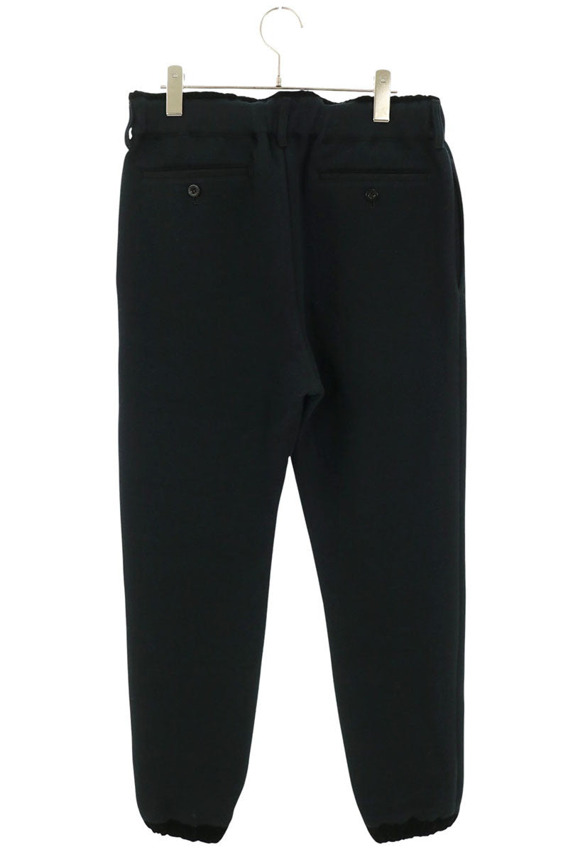 Sacai Piping Cotton Blend Sweatpants Black Size 2