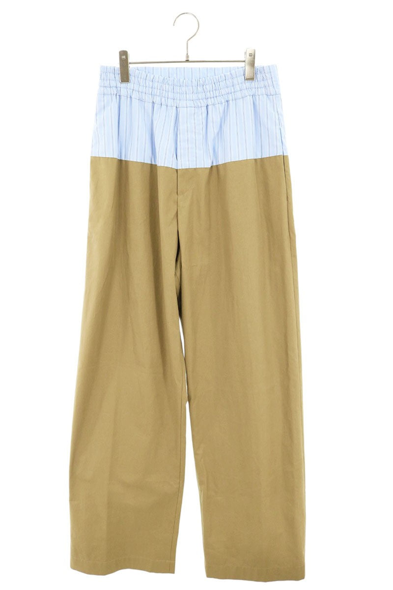 DRIES VAN NOTEN SS26 Stripe Panel Wide Pants Multi Size 44