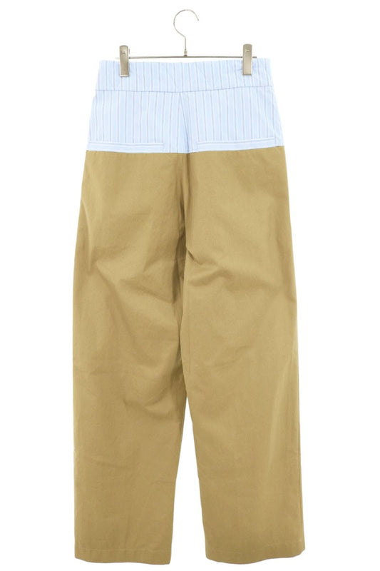 DRIES VAN NOTEN SS26 Stripe Panel Wide Pants Multi Size 44
