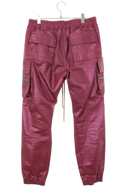 Rick Owens SS23 Coated Mastodon Cargo Pants Pink Size 52