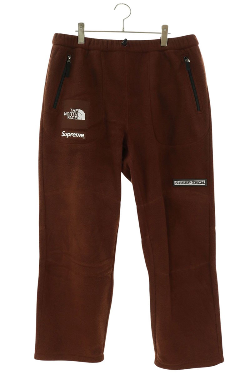 SUPREME FW22 Steep Tech Fleece Pants Brown Size XL