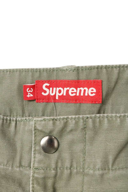 SUPREME SS26 Cotton Cargo Pants Olive Size 34