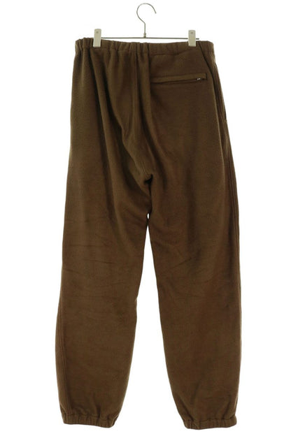 AURALEE Pure Silk Fleece Pants Brown Size 4