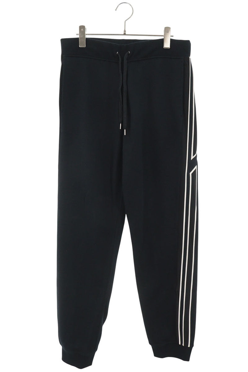 HERMES RUN H Sweat Jogger Pants Navy/White Size M