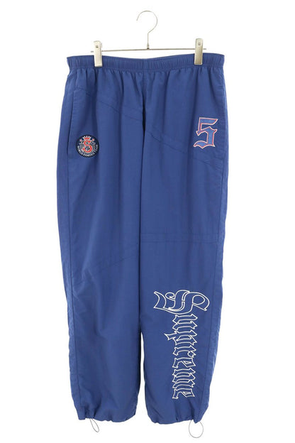 SUPREME SS25 Old English Track Pants Blue Size M
