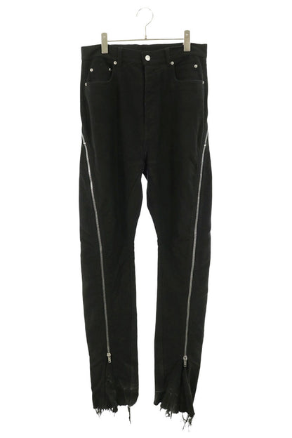Rick Owens Volan Banana Flare Cotton Pants Black Size 30