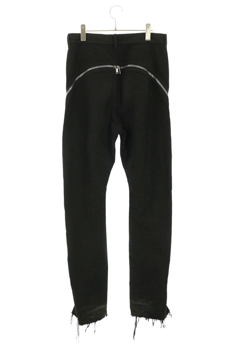 Rick Owens Volan Banana Flare Cotton Pants Black Size 30