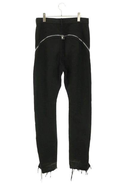 Rick Owens Volan Banana Flare Cotton Pants Black Size 30