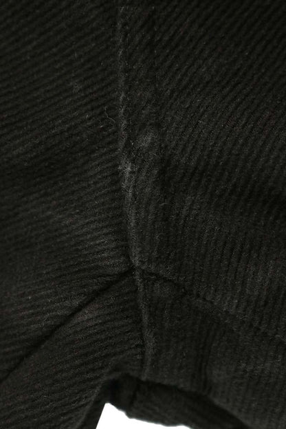 Rick Owens Volan Banana Flare Cotton Pants Black Size 30