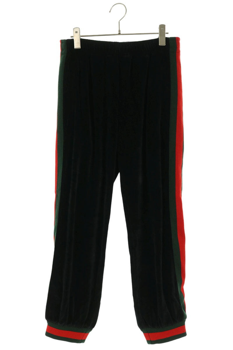 GUCCI Side-Stripe Velour Track Pants Multi Size XS
