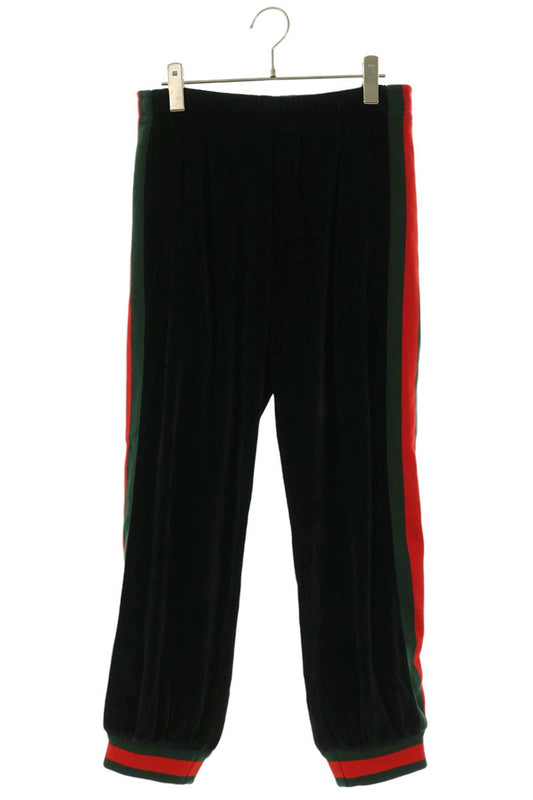 GUCCI Side-Stripe Velour Track Pants Multi Size XS