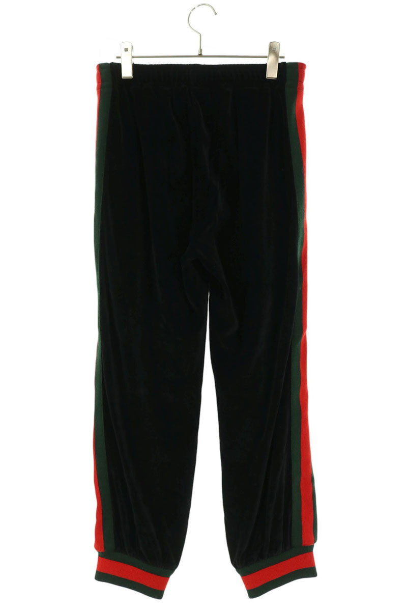 GUCCI Side-Stripe Velour Track Pants Multi Size XS