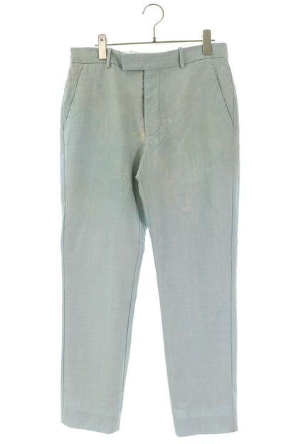 Maison Margiela SS19 Wool Mohair Slacks Light Blue Size 46