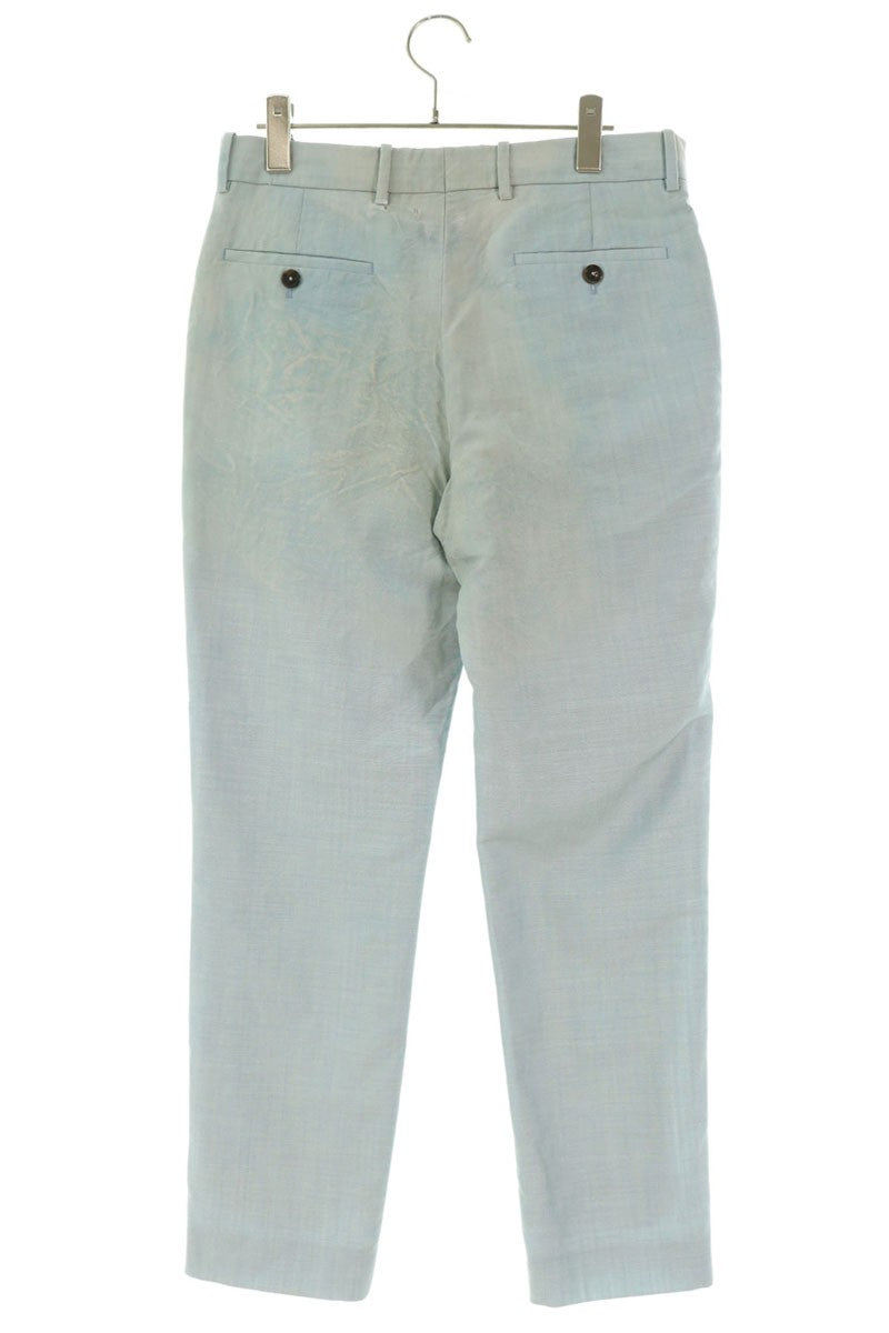 Maison Margiela SS19 Wool Mohair Slacks Light Blue Size 46