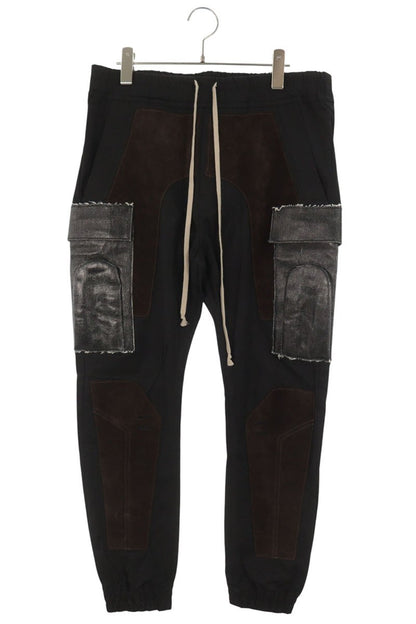 Rick Owens Rally Cargo Leather Patch Pants Size 50