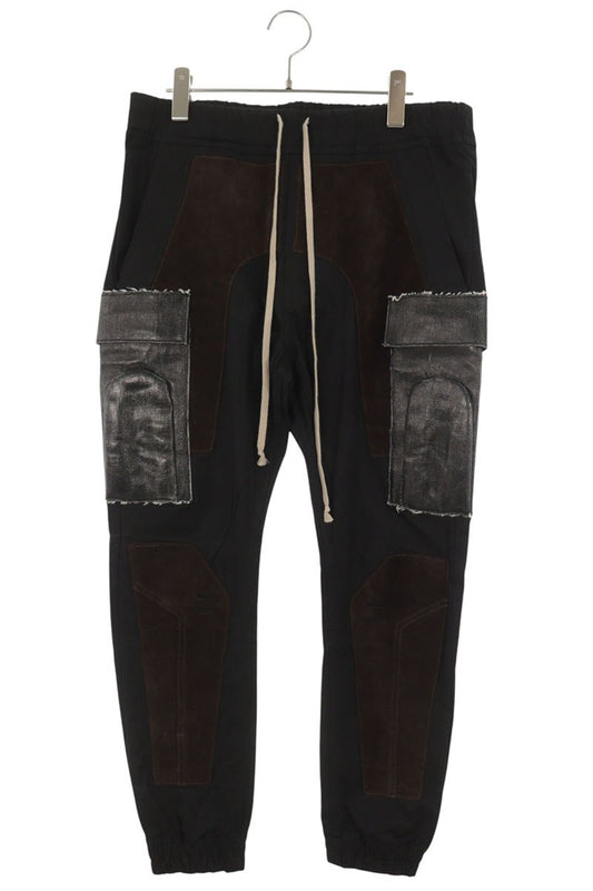 Rick Owens Rally Cargo Leather Patch Pants Size 50