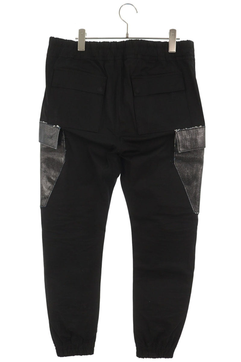 Rick Owens Rally Cargo Leather Patch Pants Size 50