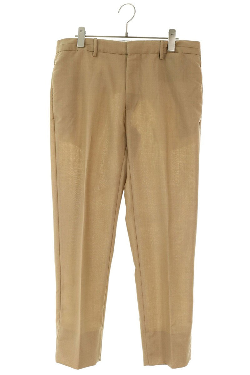 BOTTEGA VENETA Mohair Wool Slacks Beige Size 46