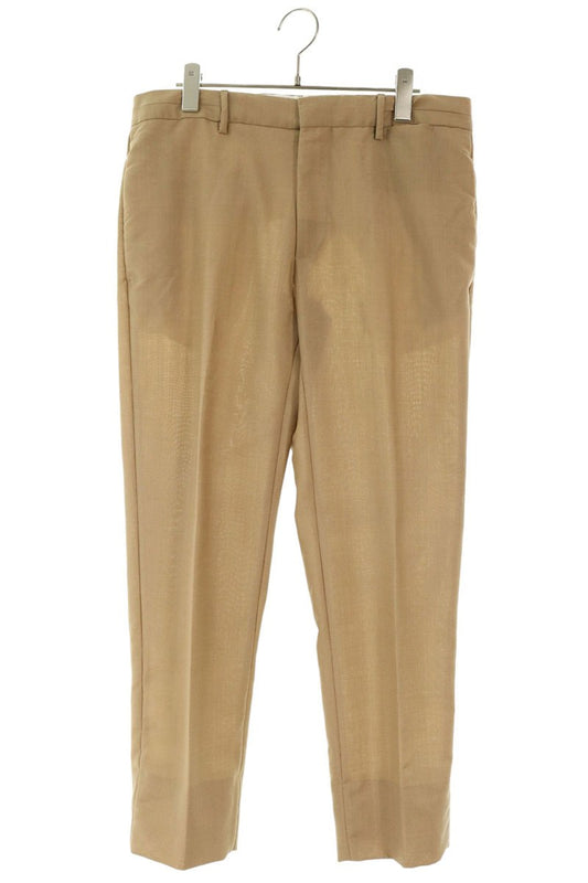 BOTTEGA VENETA Mohair Wool Slacks Beige Size 46