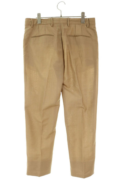 BOTTEGA VENETA Mohair Wool Slacks Beige Size 46