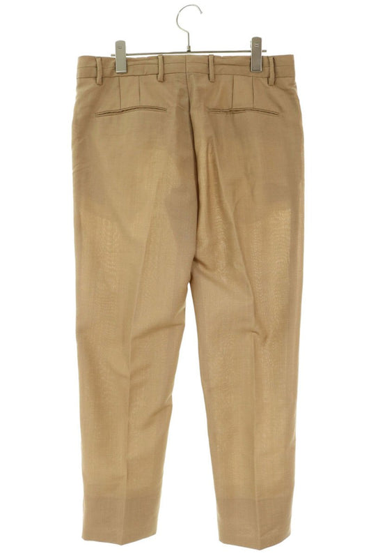BOTTEGA VENETA Mohair Wool Slacks Beige Size 46