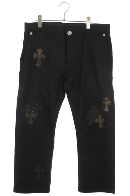 Chrome Hearts CHINOS CEM CRS PTCH Chino Black Khaki Size 36