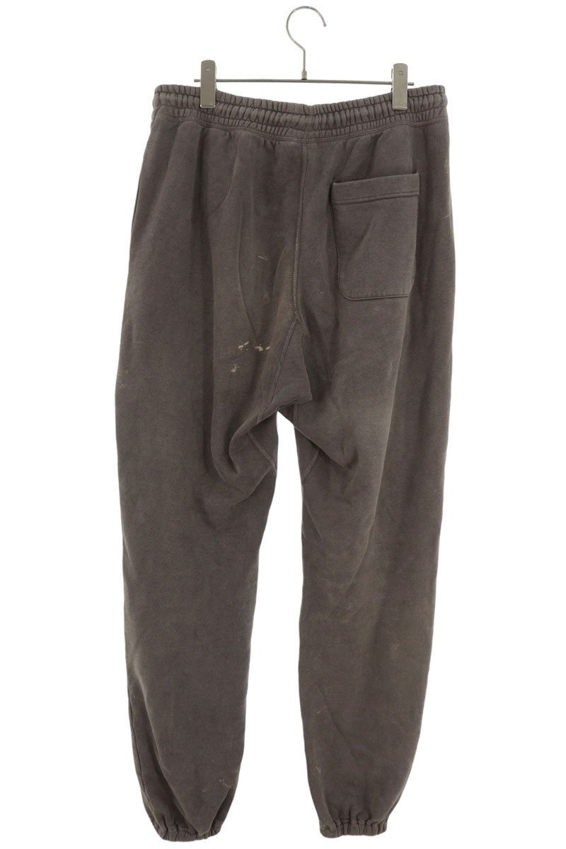 SAINT MICHAEL Logo Print Cotton Sweatpants Size M