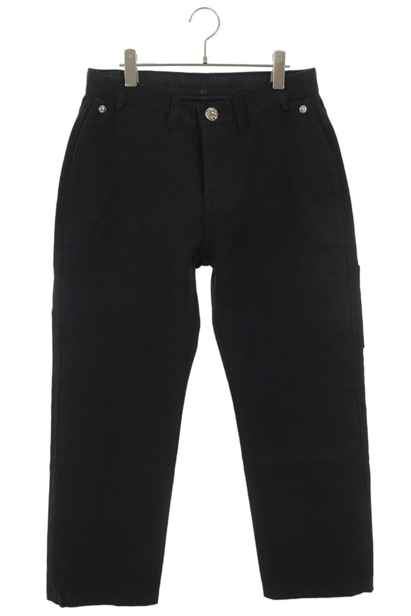 Chrome Hearts Carpenter Cemetery Patch Leather Pants Size 31